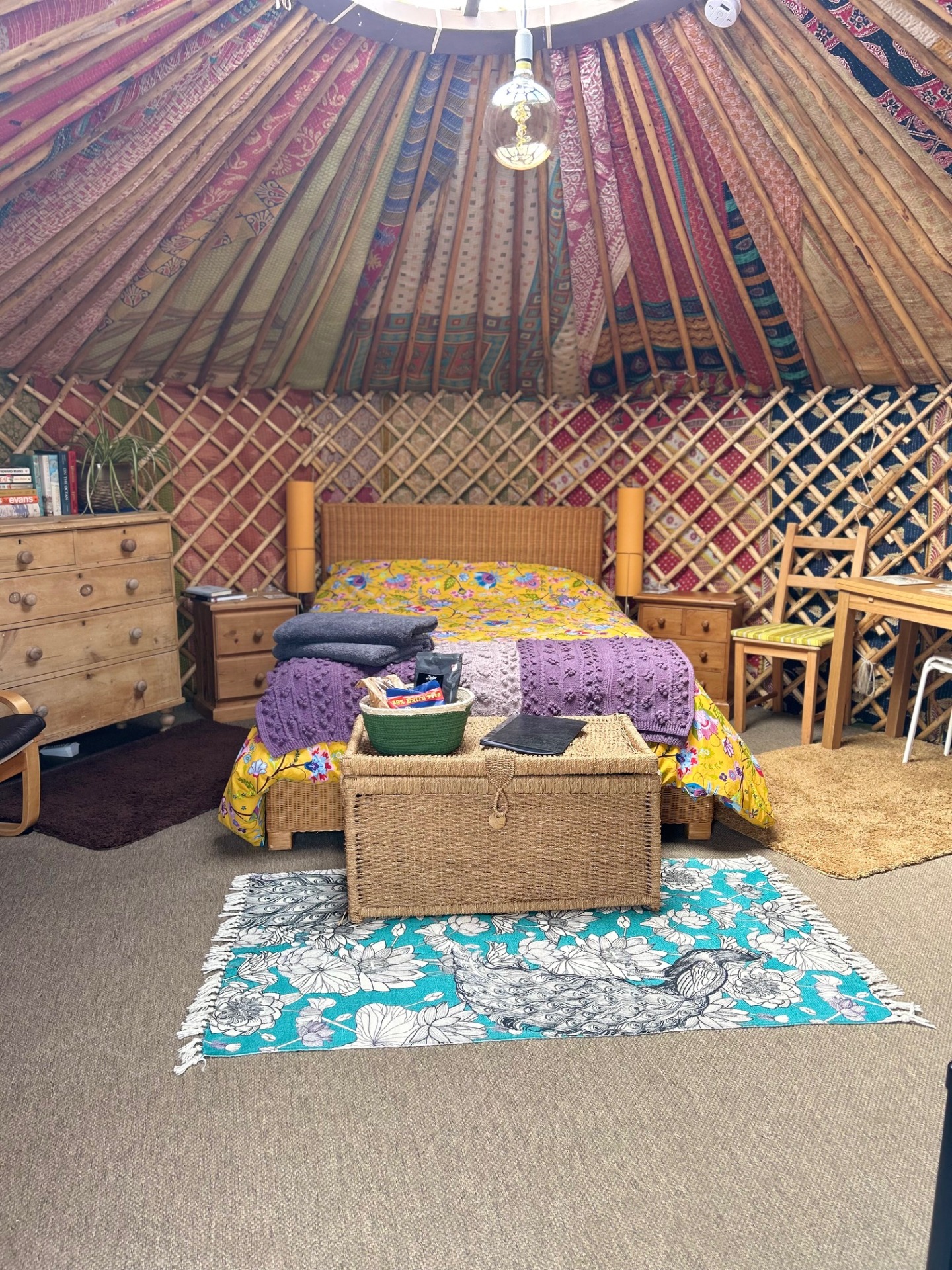 Primrose Yurt interior