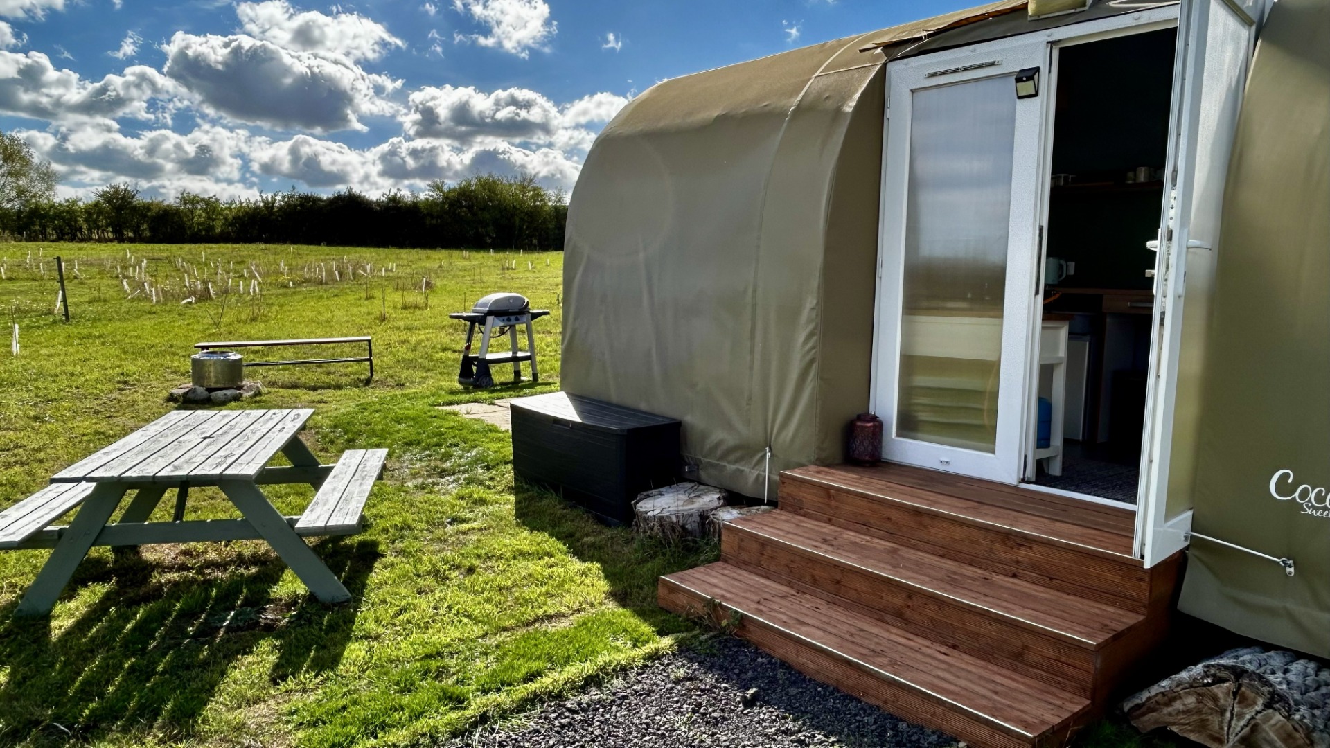 Coco Pod at Brambles Glamping 