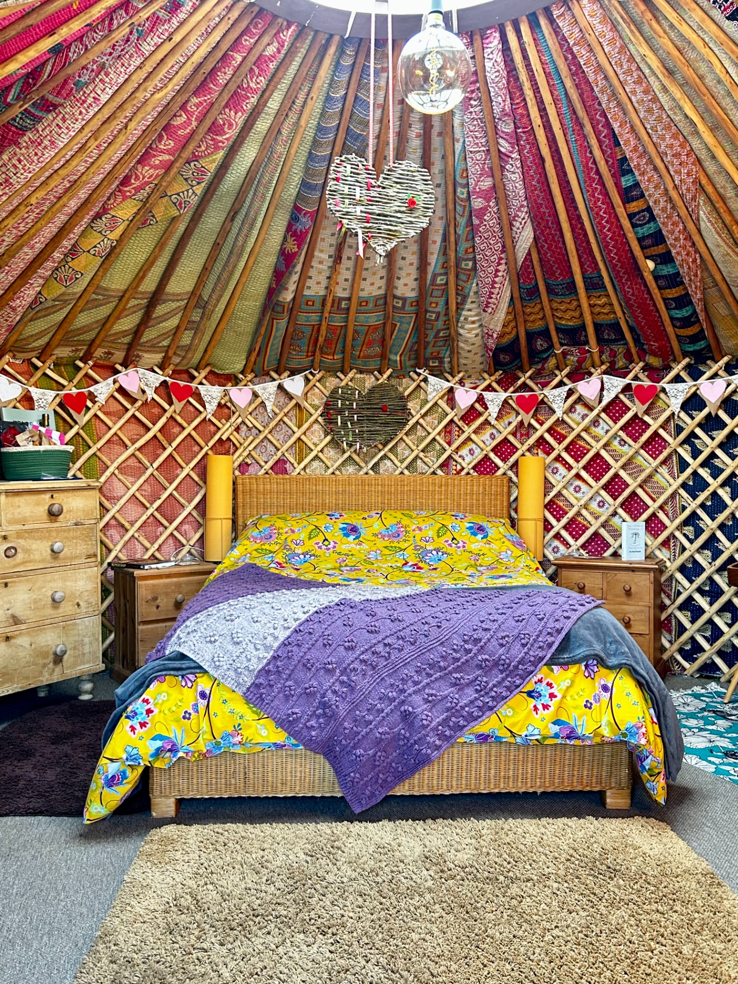 Primrose Yurt Double Bed
