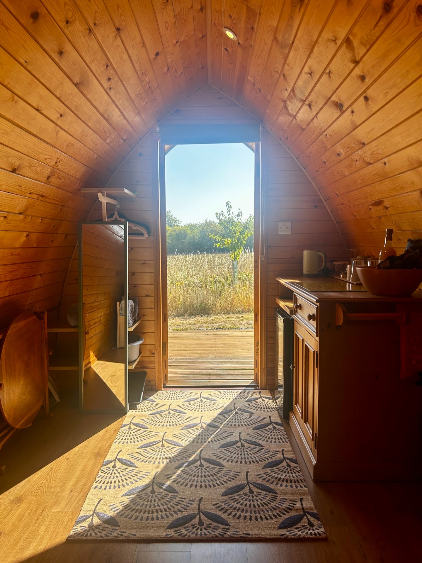 Thistle Pod outlook from daybed